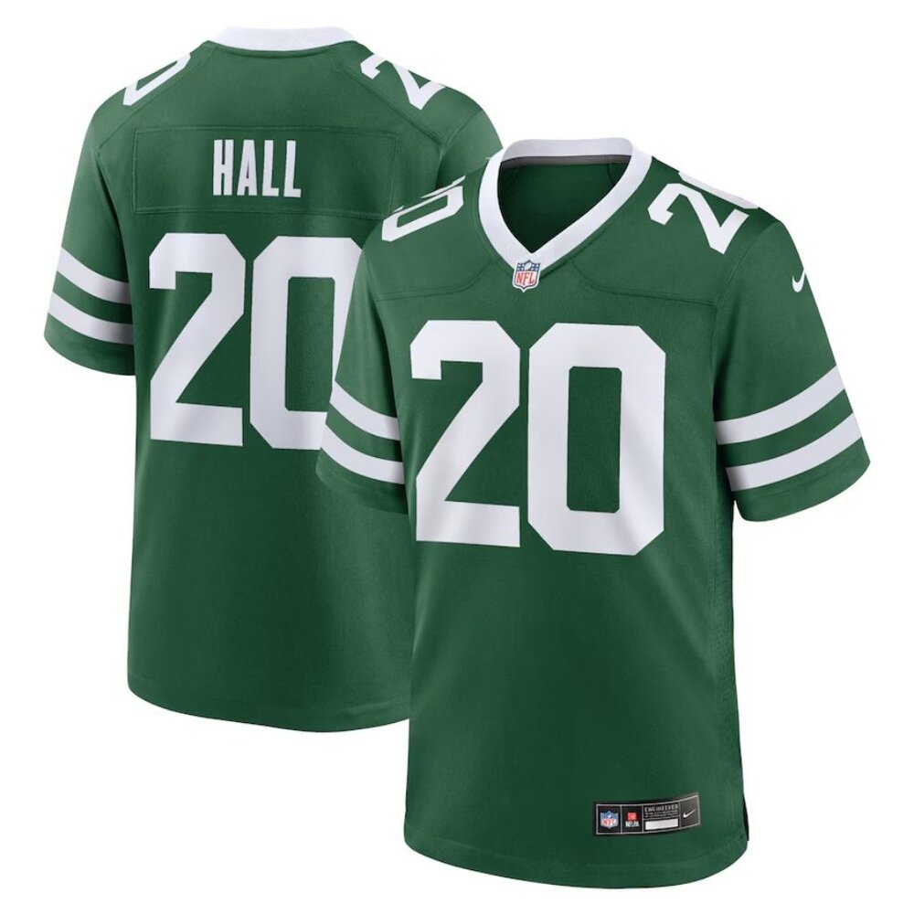 20 Breece Hall Green Throwback Stitched Jersey
